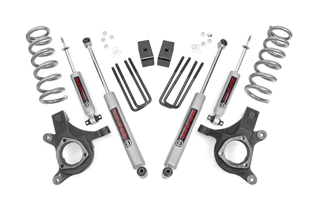 Rough Country 239N2 Suspension Lift Kit w/Shocks for Select Chevrolet Silverado 1500, Chevrolet Silverado Classic, GMC Sierra 1500, GMC Sierra Classic