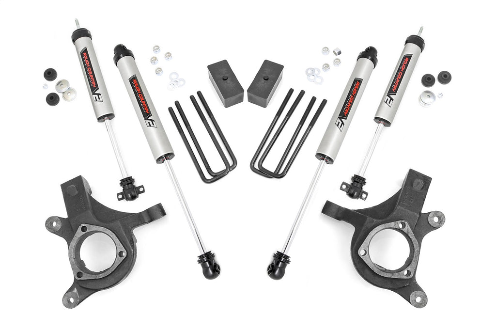 Rough Country 23277 Suspension Lift Kit w/Shocks for Select Chevrolet Silverado 1500, Chevrolet Silverado Classic, GMC Sierra 1500, GMC Sierra Classic