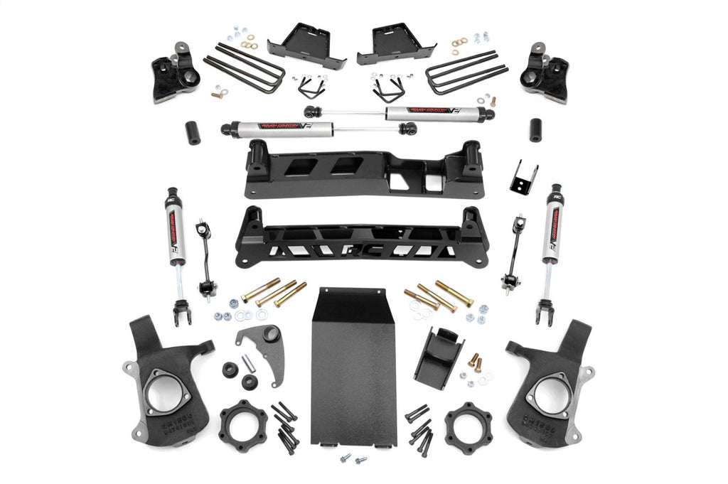 Rough Country 25870 Suspension Lift Kit for Select Chevrolet Silverado 1500, Chevrolet Silverado Classic, GMC Sierra 1500, GMC Sierra Classic