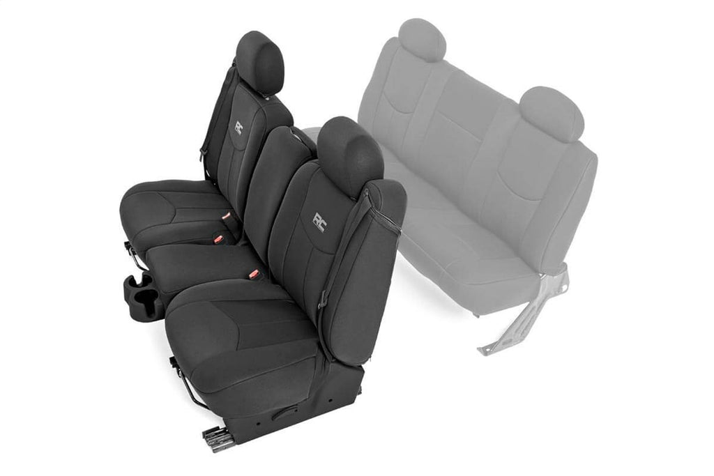 Rough Country 91013 Seat Cover Set for Select Chevrolet Silverado 1500, Chevrolet Silverado Classic, GMC Sierra