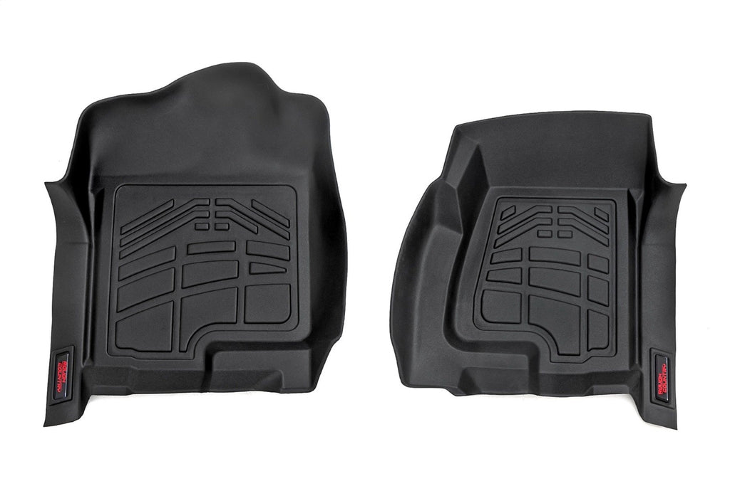 Rough Country SM2991A Sure-Fit Floor Mats for Select Chevrolet Silverado 1500, Chevrolet Silverado Classic, Chevrolet Silverado HD, GMC Sierra 1500, GMC Sierra Classic, GMC Sierra HD