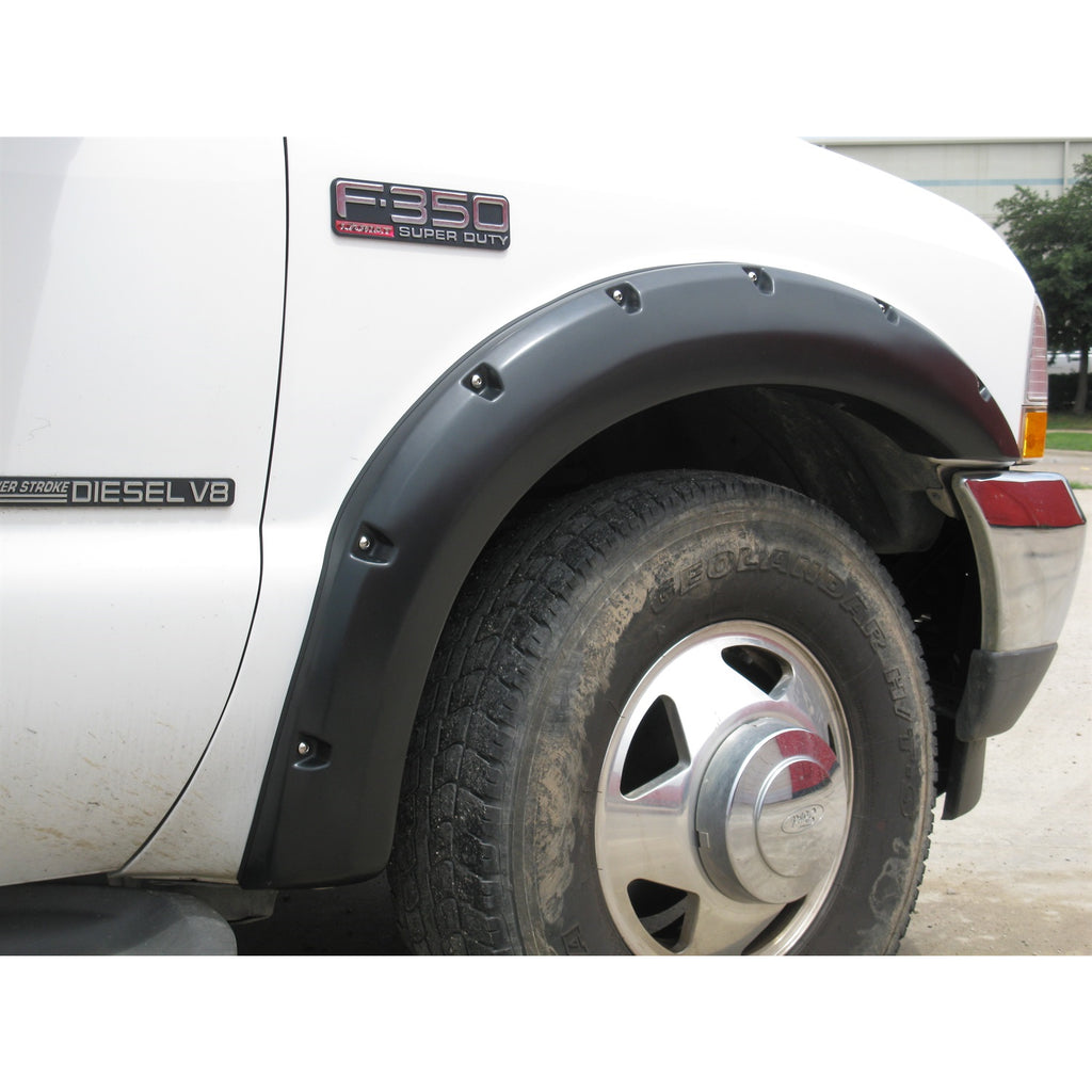 99-07-Ford-F-250-Rx-Rivet-Style-Textured-Elite-Series-Fender-Flares---Black-(2-Pc.)