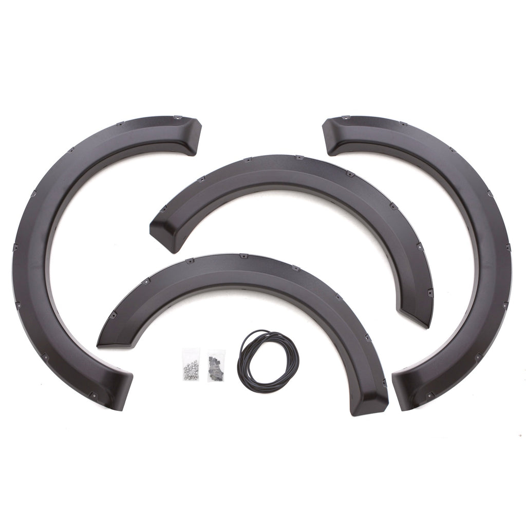 99-07-Ford-F-250-Rx-Rivet-Style-Textured-Elite-Series-Fender-Flares---Black-(4-Pc.)