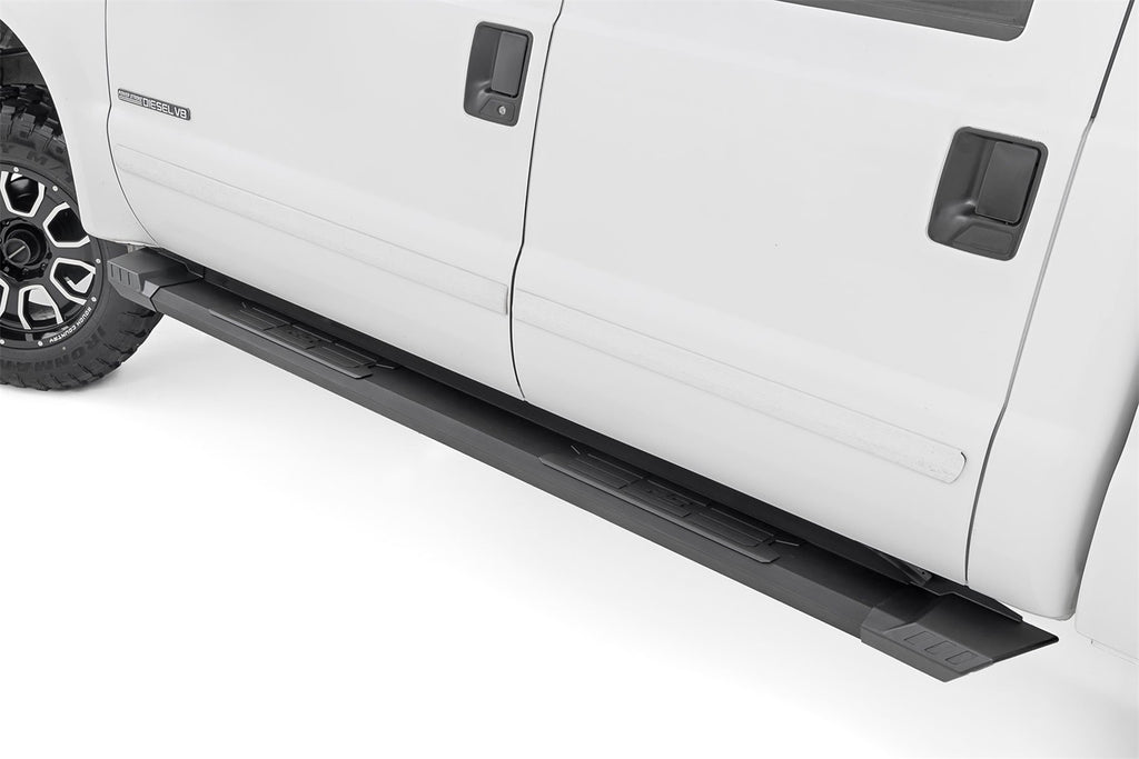 Rough Country SRB991691A HD2 Cab Length Running Boards for Select Ford F-250 Super Duty, Ford F-350 Super Duty