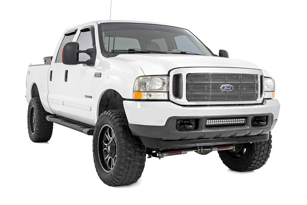 Rough Country SRB991691A HD2 Cab Length Running Boards for Select Ford F-250 Super Duty, Ford F-350 Super Duty