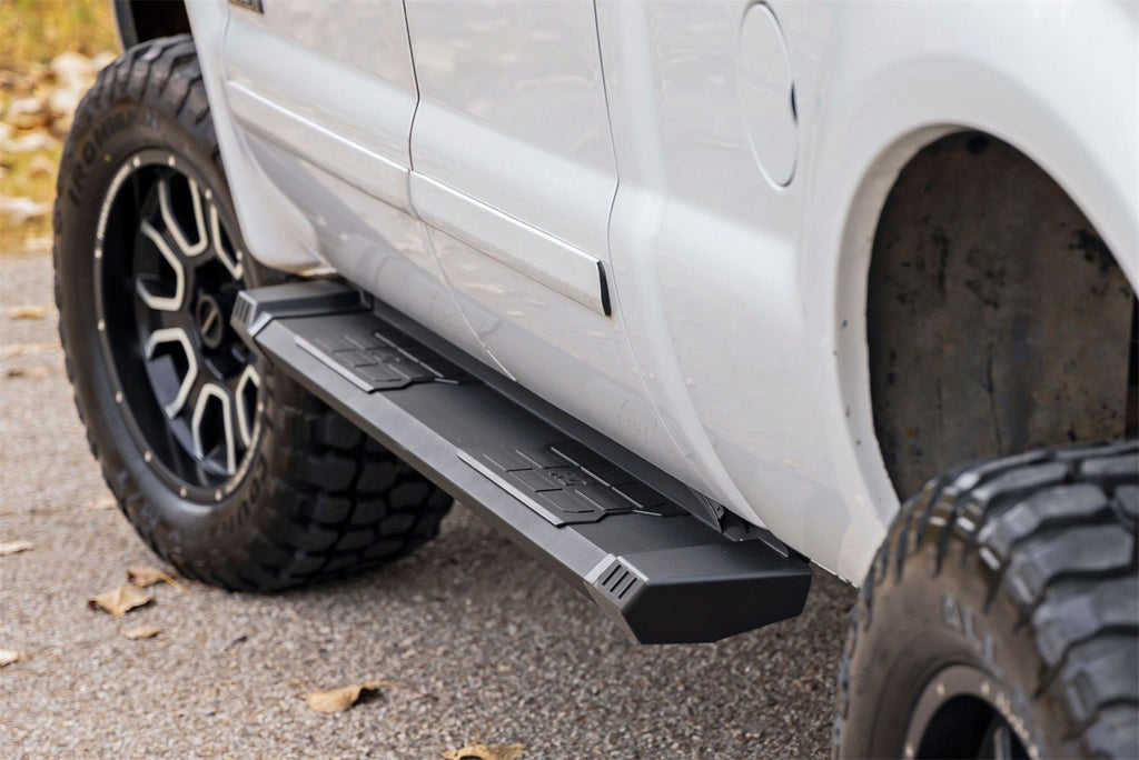 Rough Country SRB991691A HD2 Cab Length Running Boards for Select Ford F-250 Super Duty, Ford F-350 Super Duty