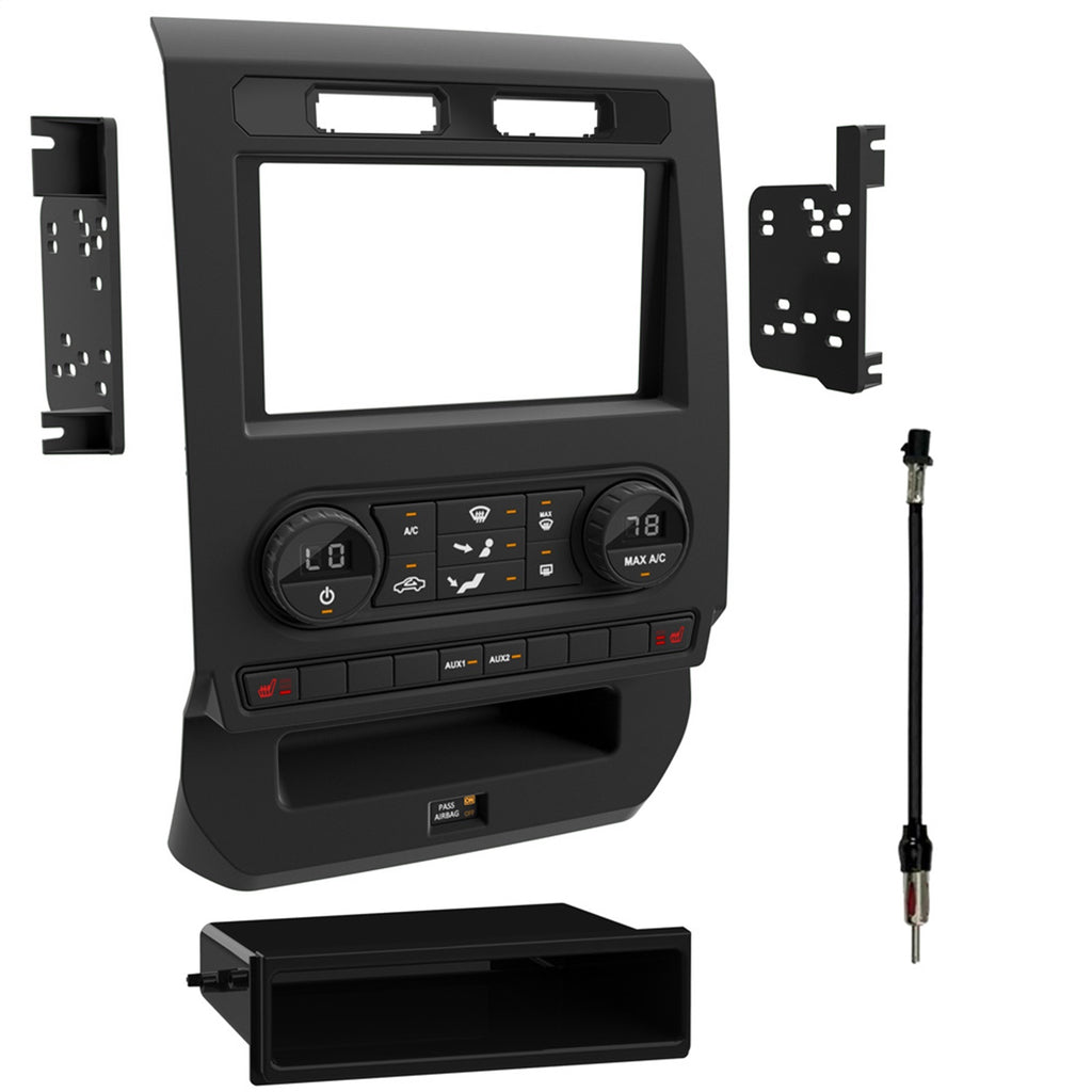 Metra Electronics 99-5849CH Radio Installation Kit for Select Ford F-150, Ford F-250 Super Duty, Ford F-350 Super Duty