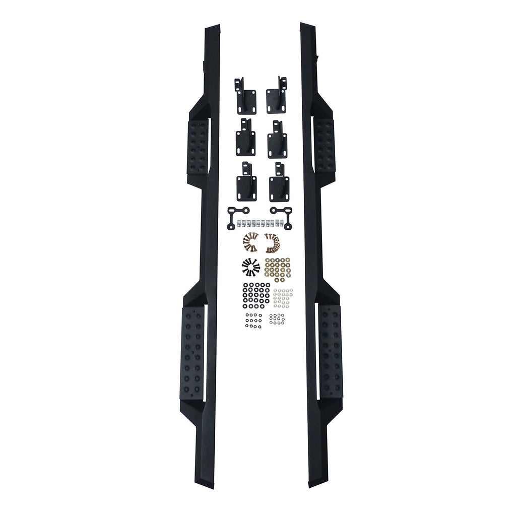 99-F2509916-F250F3500209-F4500216-F550-Super-Duty-Super-Cab-Hdx-Drop-Steps-Textured-Black