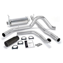 Load image into Gallery viewer, 99-Ford-7.3L-Truck-WCat-Conv-Monster-Exhaust-System---Ss-Single-Exhaust-W-Black-Tip
