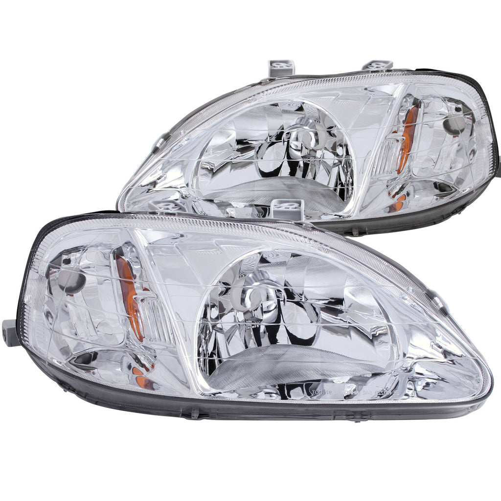 9900-Civic-Headlights-Chrome-With-Amber-Reflectors-DriverPassenger