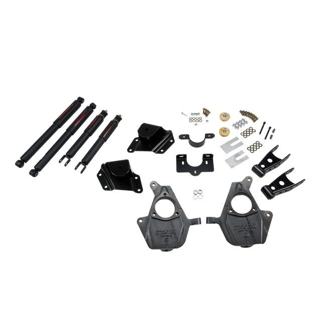 9900-Gm-SilveradoSierra-(Ext-Cab)-2-F4-R-W-Nd2-Shocks-Lowering-Kit