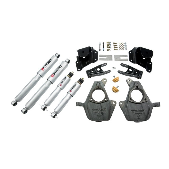 9900-Gm-SilveradoSierra-(Std-Cab)-2-F4-R-W-Sp-Shocks-Lowering-Kit