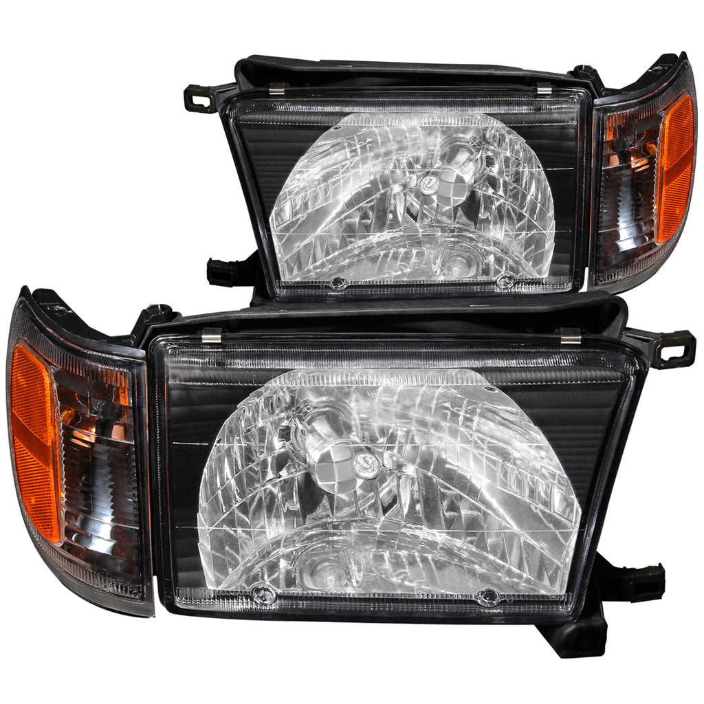 9902-4Runner-Headlights-Black-With-Amber-Reflectors-DriverPassenger