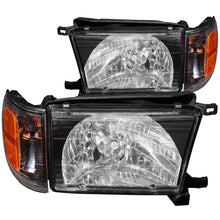 Load image into Gallery viewer, 9902-4Runner-Headlights-Black-With-Amber-Reflectors-DriverPassenger