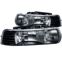 Load image into Gallery viewer, 9902-Silverado-15000006-SuburbanTahoe-Black-Clear-Headlights-DrivePass