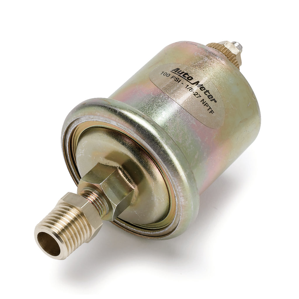 AutoMeter 990342 SENSOR, OIL PRESSURE, 0-100PSI, 1/8" NPT MALE, FOR SHORT SWEEP ELEC.