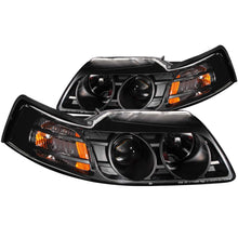 Load image into Gallery viewer, 9904-Mustang-Headlights-Projector-Black-DriverPassenger