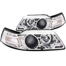 Load image into Gallery viewer, 9904-Mustang-Headlights-Projector-Chrome-DriverPassenger