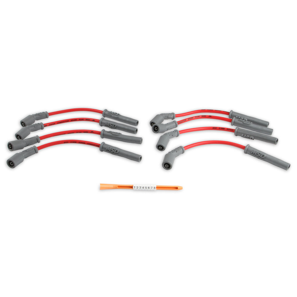 9905-Gmc-Sierra-3500Yukon-Super-Conductor-Spark-Plug-Wire-Set-Red-Jacke