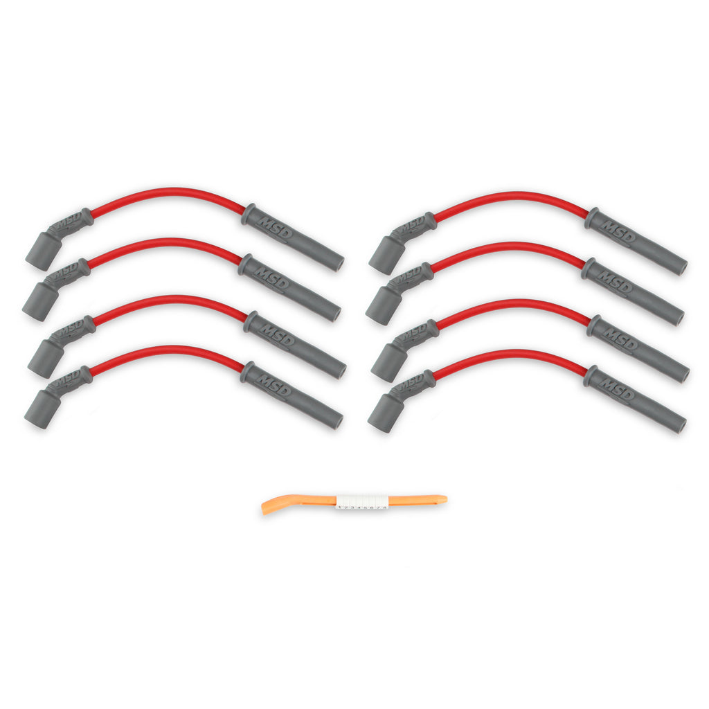 9905-Gmc-Sierra-3500Yukon-Super-Conductor-Spark-Plug-Wire-Set-Red-Jacke