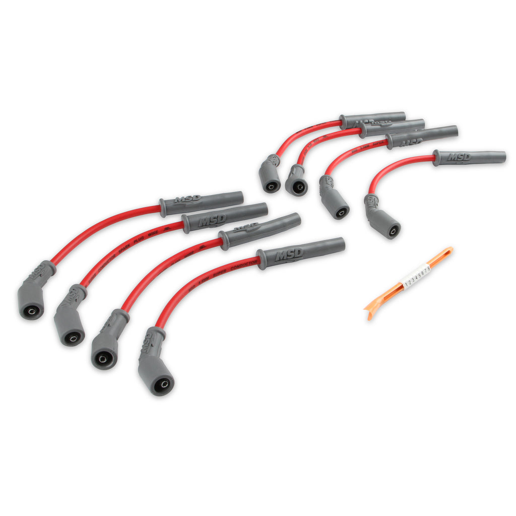 9905-Gmc-Sierra-3500Yukon-Super-Conductor-Spark-Plug-Wire-Set-Red-Jacke