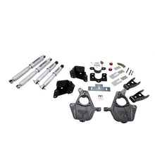 Load image into Gallery viewer, 9906-Gm-SilveradoSierra-(Ext-Cab)-2-F3-R-W-Sp-Shocks-Lowering-Kit