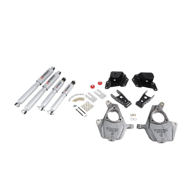 9906-Gm-SilveradoSierra-(Std-Cab)-2-F3-R-W-Sp-Shocks-Lowering-Kit