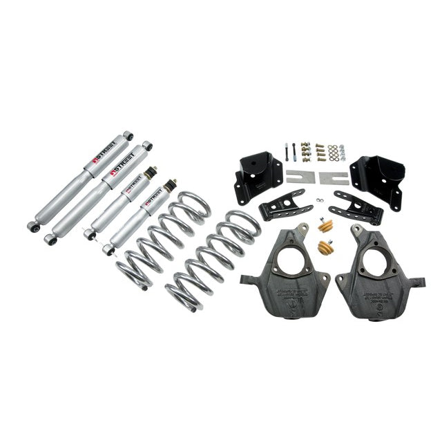 9906-Gm-SilveradoSierra-(Std-Cab)-3-F4-R-W-Sp-Shocks-Lowering-Kit