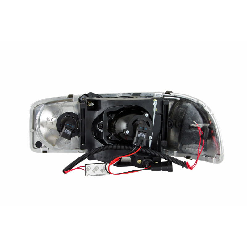 9906-Gmc-SierraYukon-Projector-With-Halo-Chrome-Headlights-DriverPassenger