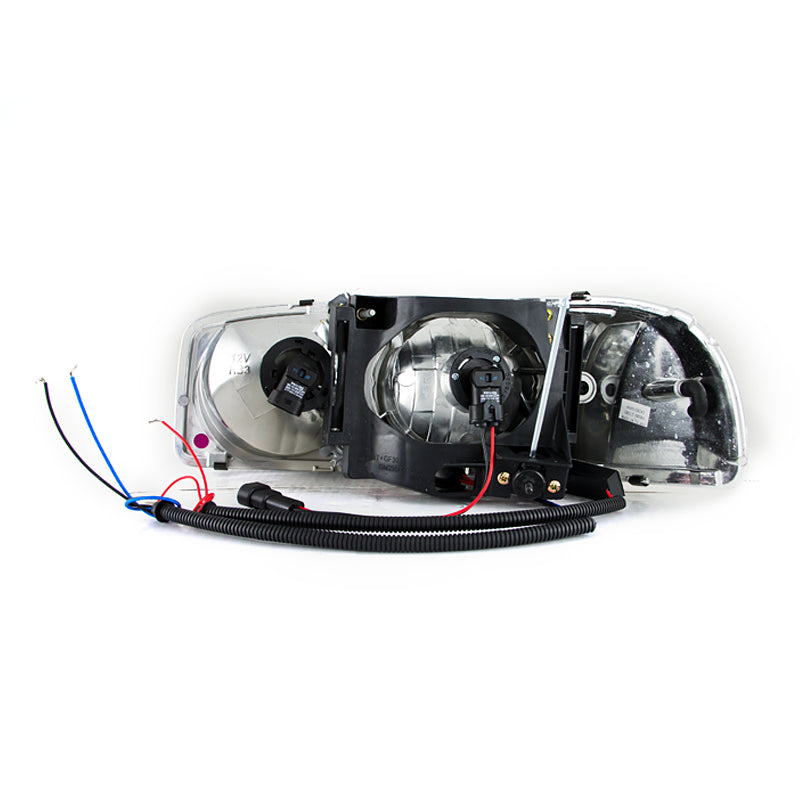 9906-SierraDenaliYukonYukon-Xl-Crystal-Clear-WHalo-Black-WLed-Amber-Headli-DrivePass