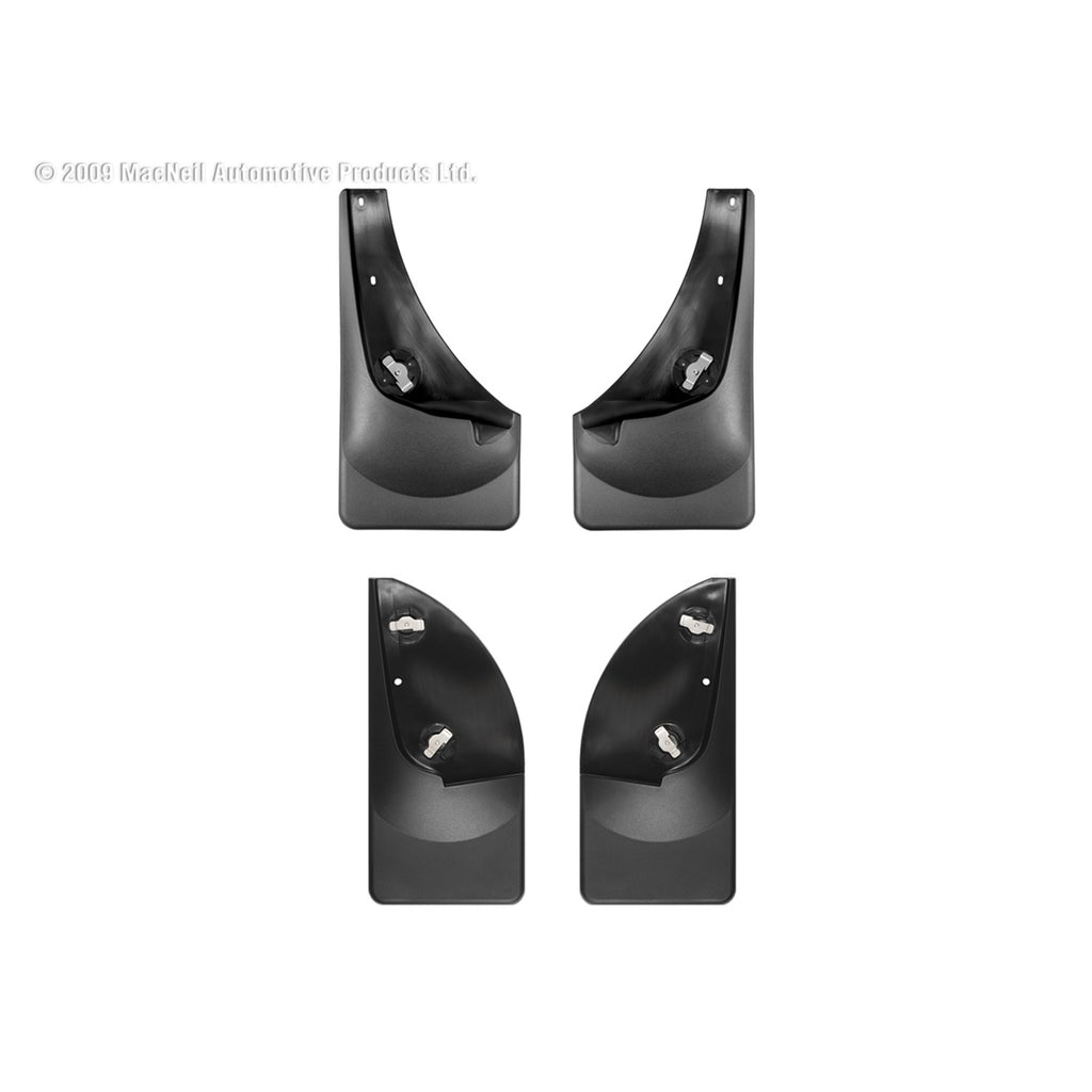 9907-F250F350F450F550-Black-No-Drill-Mudflaps-Front--Rear