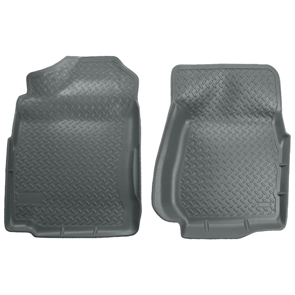 9907-SilveradoSierra-Std-Cab-Grey-Floor-Liner