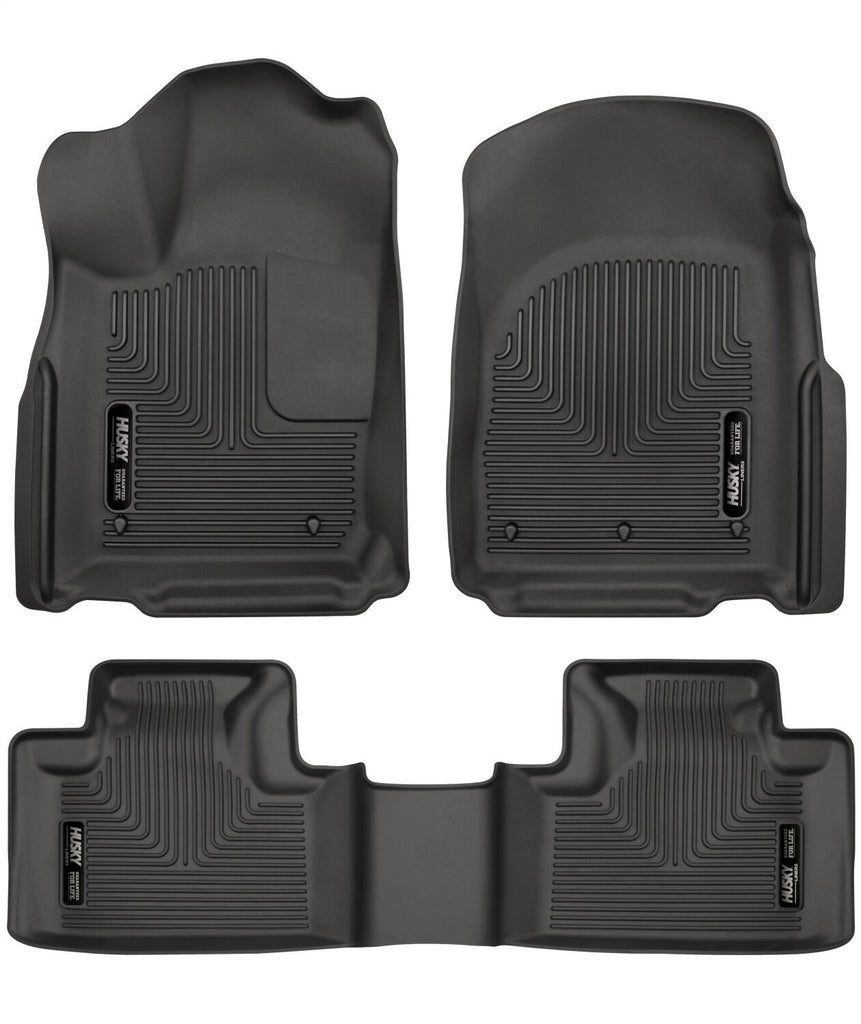 Husky Liners 99151 Weatherbeater-Front/2nd Seat Floor Liners for Select Dodge Durango, Jeep Grand Cherokee, Jeep Grand Cherokee WK