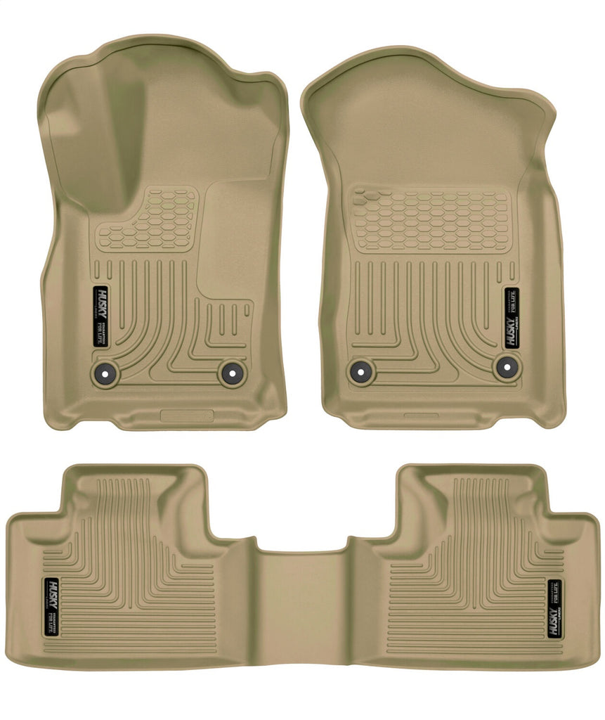 Husky Liners 99153 Weatherbeater-Front/2nd Seat Floor Liners for Select Dodge Durango, Jeep Grand Cherokee, Jeep Grand Cherokee WK