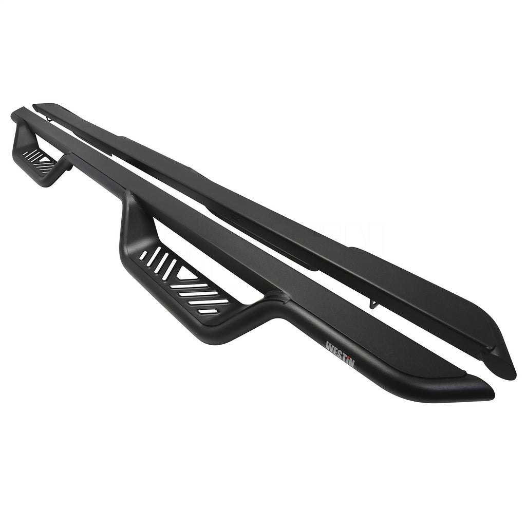 9916-F250350450550-Crew-Cab-Outlaw-Drop-Nerf-Step-Bars-Textured-Black