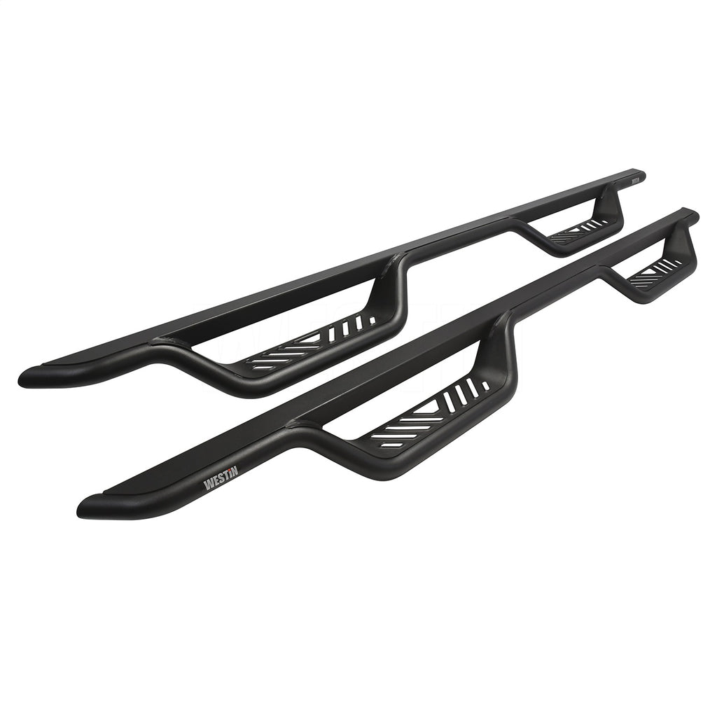 9916-F250350450550-Crew-Cab-Outlaw-Drop-Nerf-Step-Bars-Textured-Black