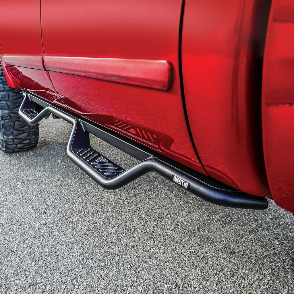 9916-F250350450550-Crew-Cab-Outlaw-Drop-Nerf-Step-Bars-Textured-Black