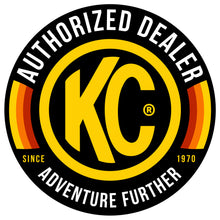 Load image into Gallery viewer, KC HiLiTES 9917 KC Decal 8in KC Authorized Dealer Logo Yellow Black EA
