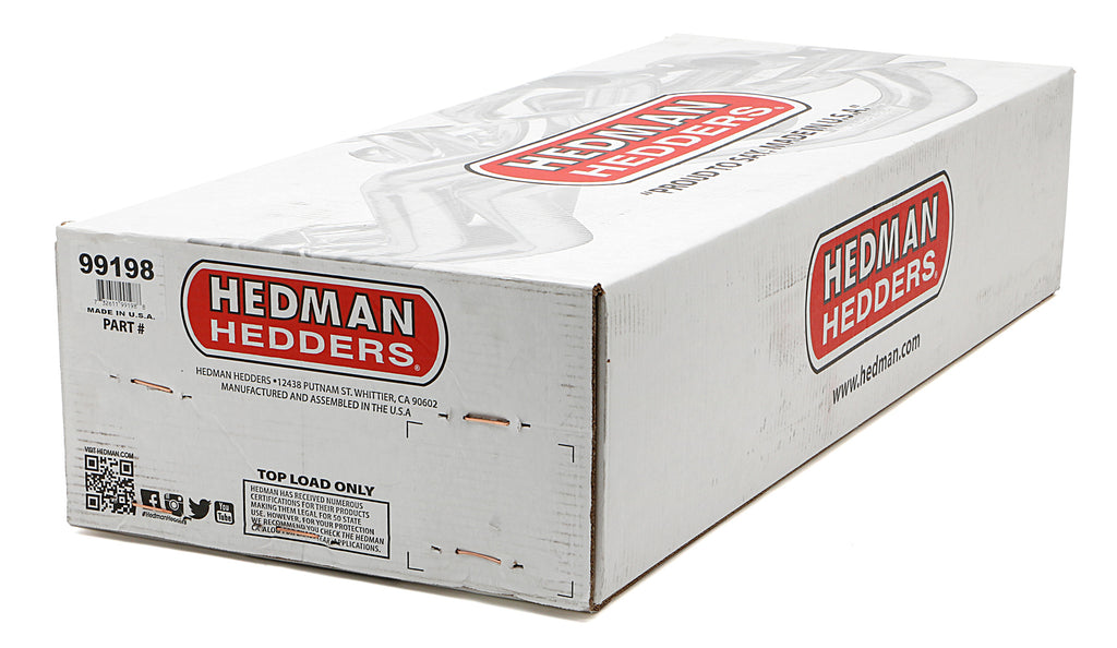 Hedman Hedders 99198 HD Silver 1-3/4 in. Fenderwell Headers for 72-86 JEEP CJ5-CJ6-CJ7 w/304-401 V8 for Select Jeep CJ5, Jeep CJ6, Jeep CJ7