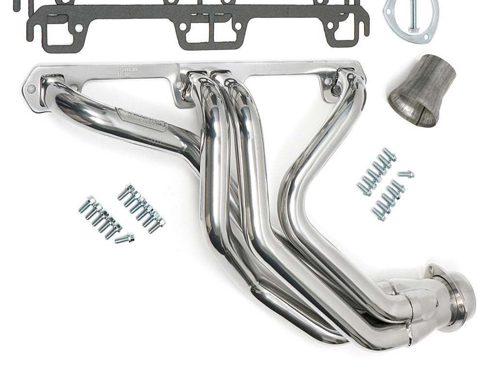 Hedman Hedders 99206 Silver 1-5.8 in. Long-Tube Headers for 1972-86 JEEP CJ5-CJ6-CJ7 with 304-401 V8 for Select Jeep CJ5, Jeep CJ6, Jeep CJ7