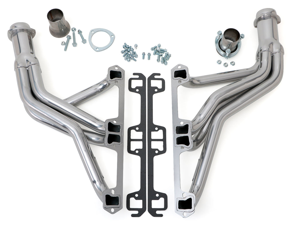 Hedman Hedders 99246 Silver Long-Tube Headers for 1971-79 JEEP Cherokee or Wagoneer with 304-401 V8 for Select Jeep Cherokee, Jeep J-100, Jeep J10, Jeep J20, Jeep Wagoneer