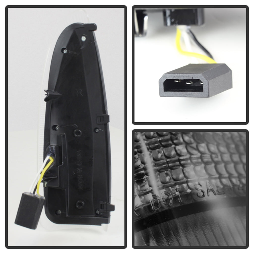 Spyder Auto 9924729 XTune LED Door Mirror Signal Lens for Select Ford Excursion, Ford F-250 Super Duty, Ford F-350 Super Duty, Ford F-450 Super Duty, Ford F-550 Super Duty, Ford F-650