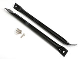 Trans-Dapt 9924 Radiator support bars; 1967-69 Camaros and Firebirds (Pr)- BLACK