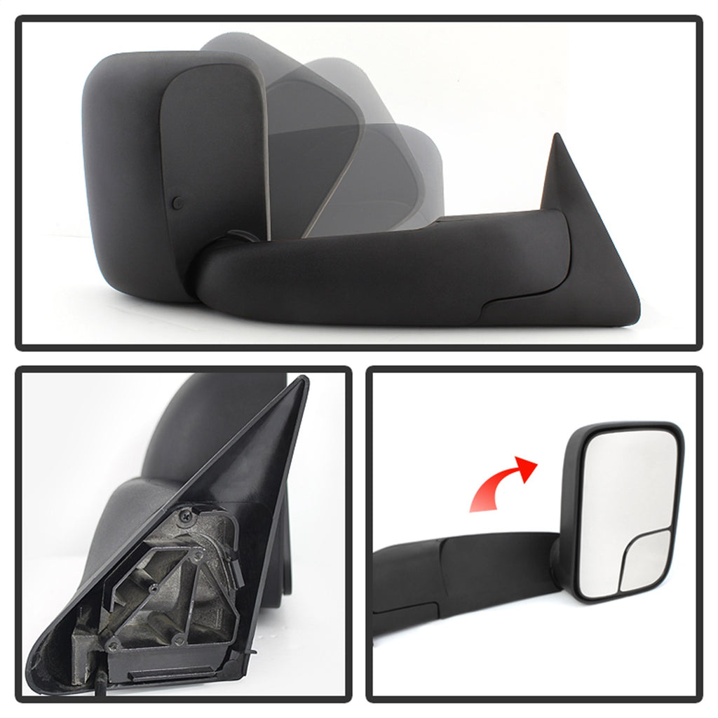 Spyder Auto 9925061 XTune Door Mirror for Select Dodge Ram 1500, Dodge Ram 2500, Dodge Ram