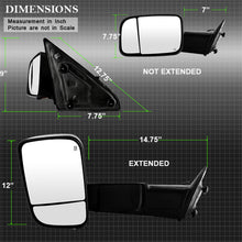 Load image into Gallery viewer, Spyder Auto 9935596 XTune Door Mirror for Select Dodge Ram 1500, Dodge Ram 2500, Dodge Ram 3500, Ram 1500, Ram 2500, Ram