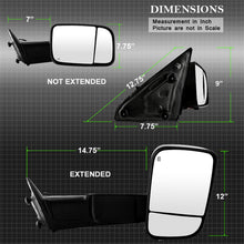 Load image into Gallery viewer, Spyder Auto 9935602 XTune Door Mirror for Select Dodge Ram 1500, Dodge Ram 2500, Dodge Ram 3500, Ram 1500, Ram 2500, Ram