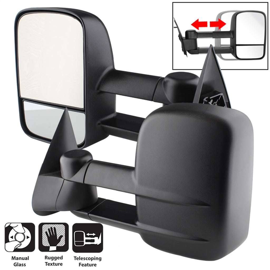 Spyder Auto 9935688 XTune Door Mirror Set for Select Chevrolet Silverado 1500, Chevrolet Silverado Classic, Chevrolet Silverado HD, Chevrolet Silverado HD Classic, Chevrolet Silverado 2500, Chevrolet Silverado HD, Chevrolet Silverado HD Classic,