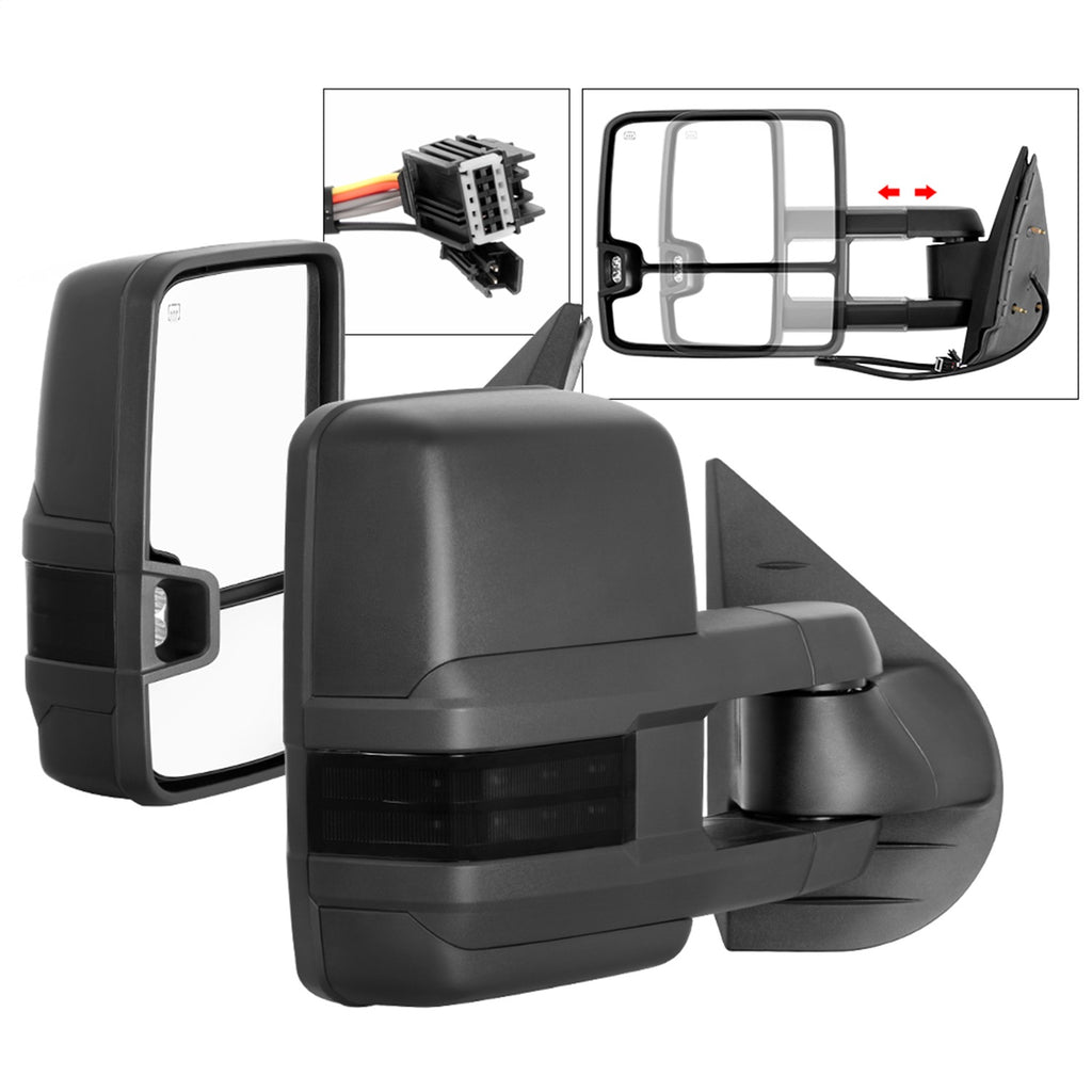 Spyder Auto 9936722 XTune Door Mirror Set for Select Chevrolet Silverado 1500, Chevrolet Silverado Classic, Chevrolet Silverado HD Classic, Chevrolet Silverado HD, Chevrolet Silverado HD Classic, Chevrolet Silverado Classic, Chevrolet Silverado HD