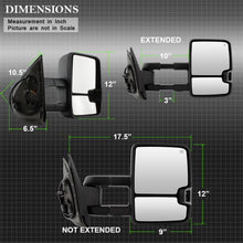 Load image into Gallery viewer, Spyder Auto 9936722 XTune Door Mirror Set for Select Chevrolet Silverado 1500, Chevrolet Silverado Classic, Chevrolet Silverado HD Classic, Chevrolet Silverado HD, Chevrolet Silverado HD Classic, Chevrolet Silverado Classic, Chevrolet Silverado HD