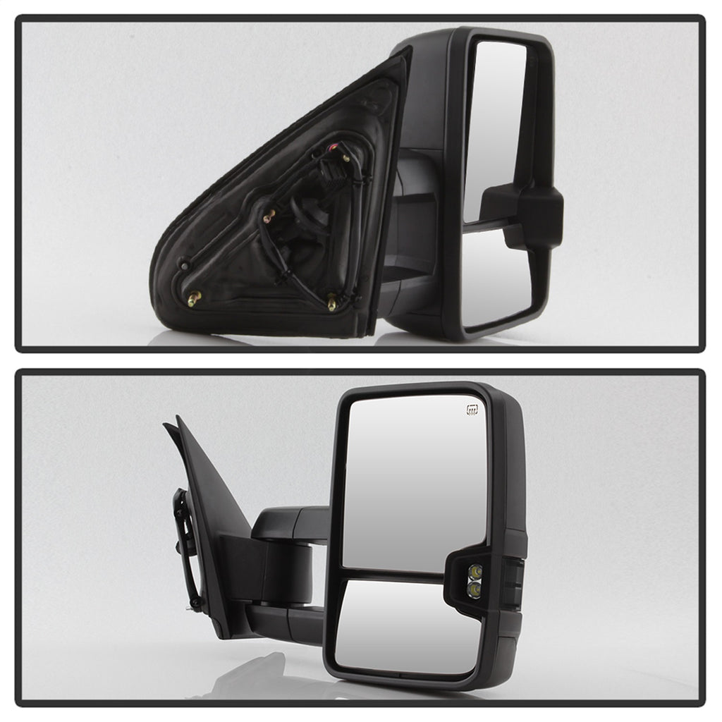 Spyder Auto 9936739 XTune Door Mirror Set for Select Chevrolet Silverado 1500, Chevrolet Silverado HD, Chevrolet Silverado HD